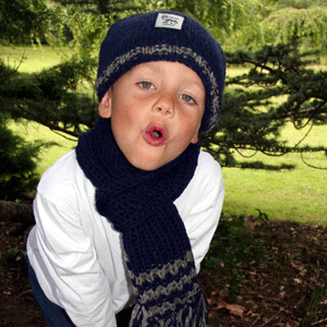 monkey-beanie-and-scarf