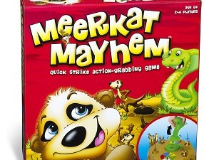 Reviewed by… Chopsy Baby If there is a game guaranteed to get siblings rowing on Christmas Day, Meerkat Mayhem from Paul Lamond Game it is. But despite this, the game...