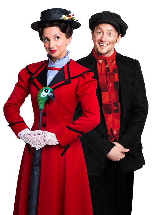 Zizi Strallen as Mary Poppins and Matt Lee as Bert
