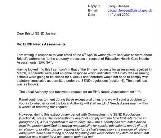 Bristol EHCPs