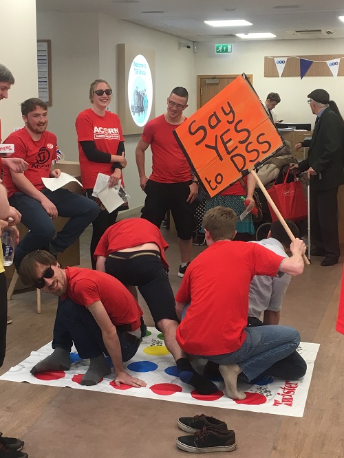 Acorn Bristol Yes DSS Campaign at TSB