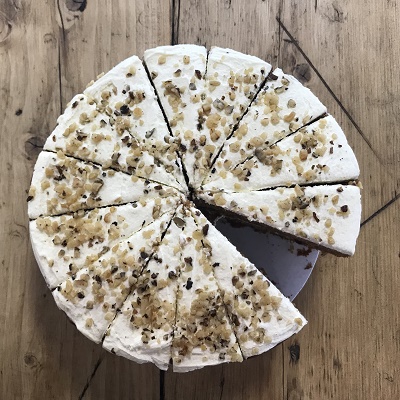 Avocado and courgette cake