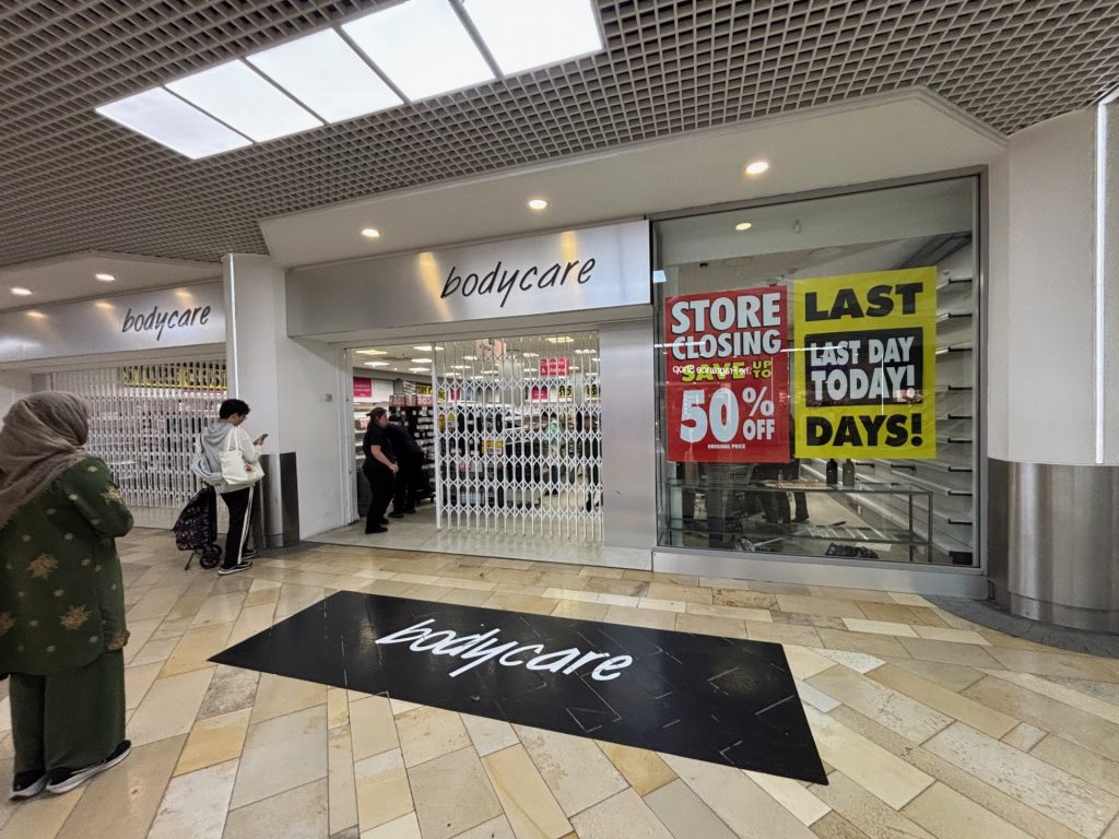 Bodycare Galleries Bristol Closure