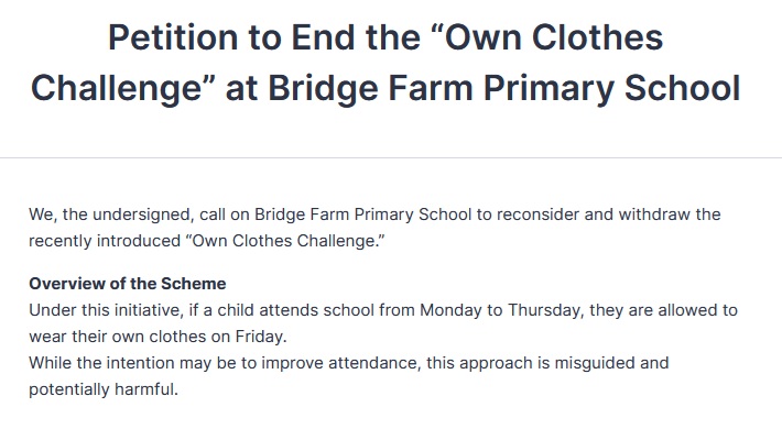 Bridge Farm Primary School Row Rumbles On