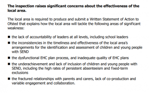 Bristol Ofsted Send report