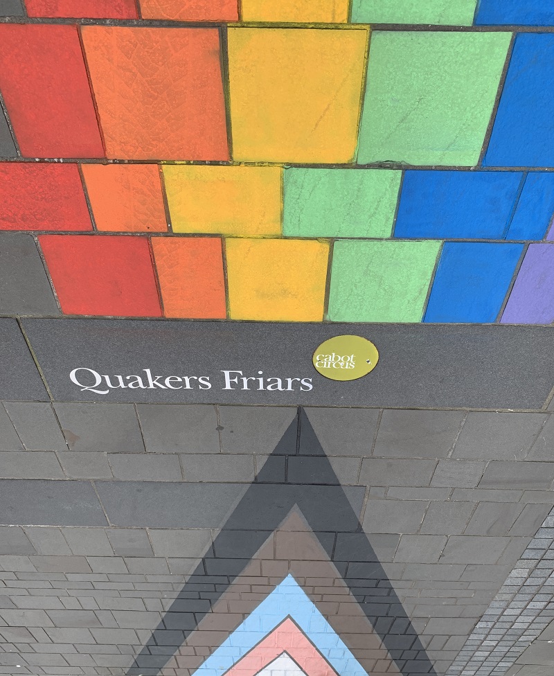 Bristol Pride Cabot Circus - a rain