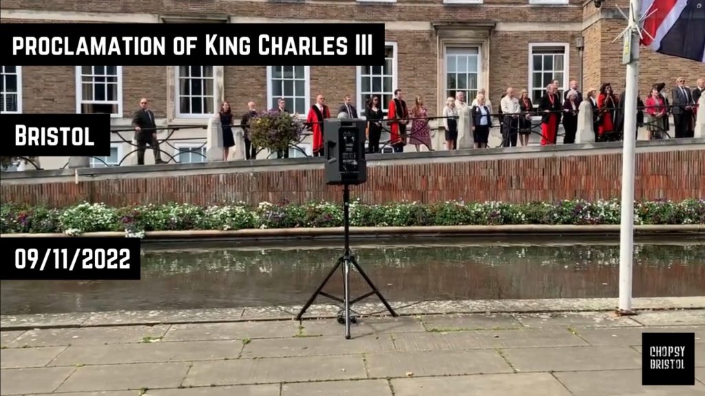 Bristol Proclamation of King Charles III