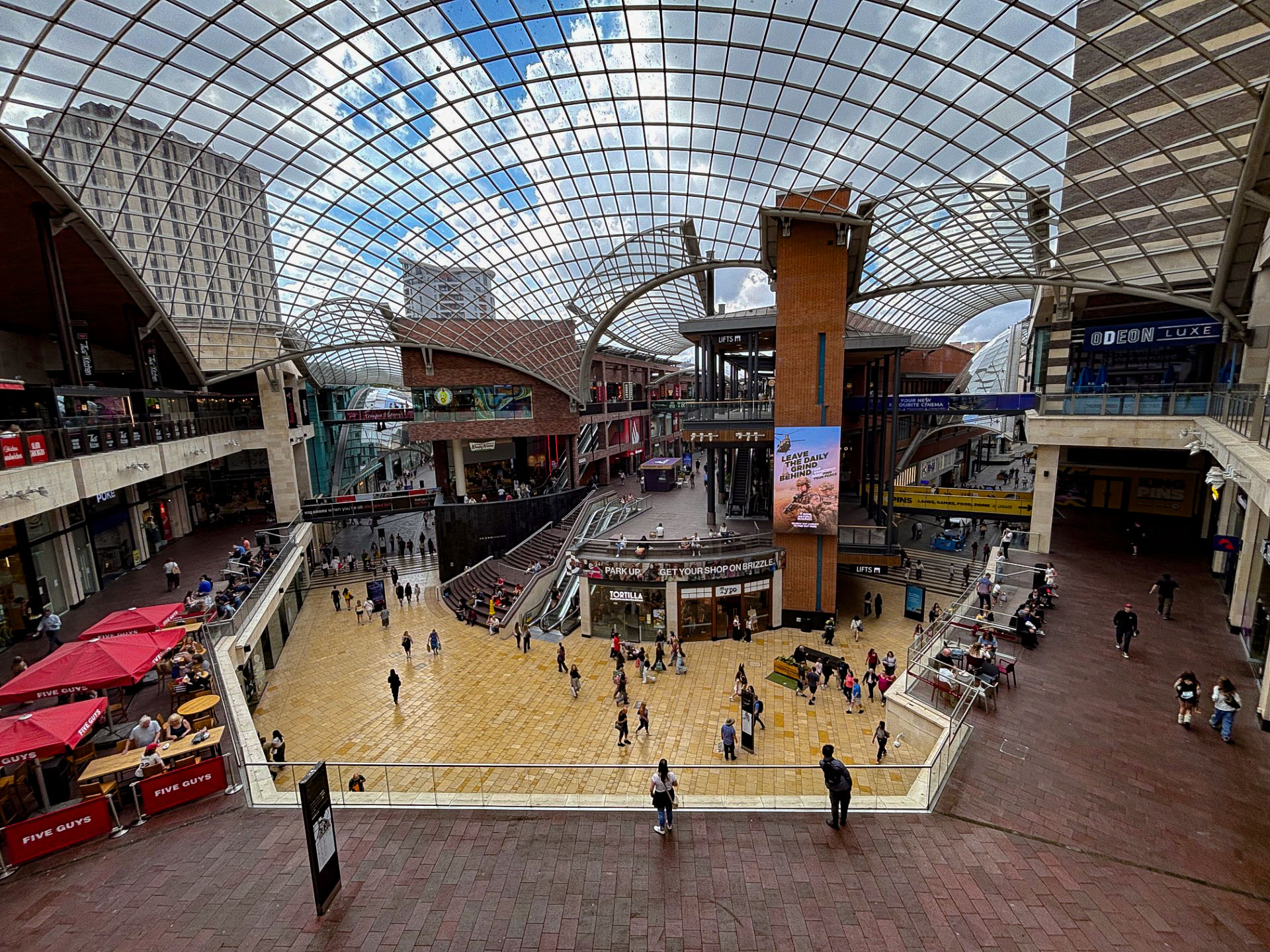Cabot Circus Glass Roof