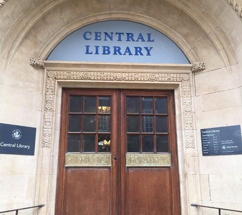 Central Library Doors Main Entrance