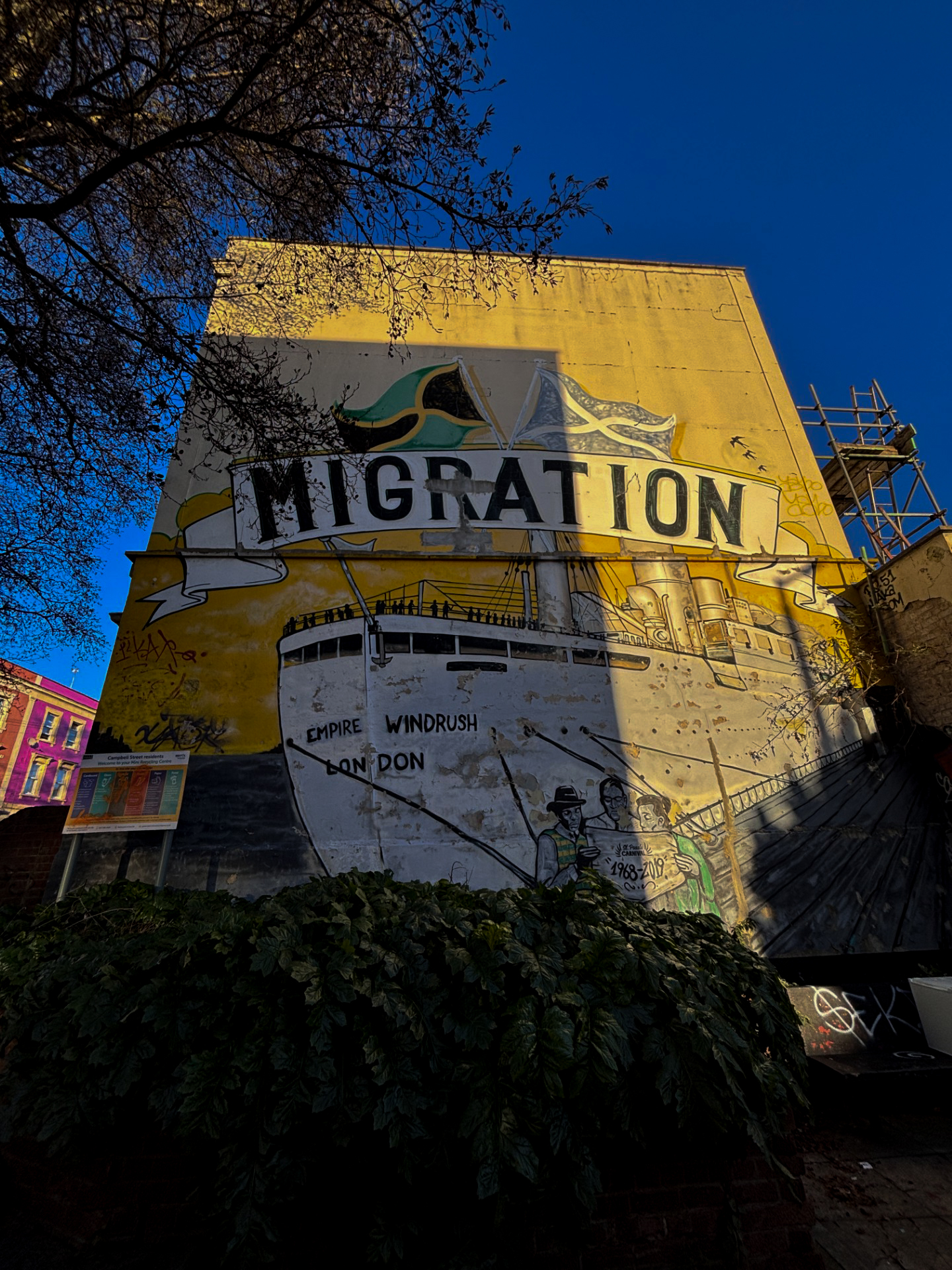 Empire Windrush St Pauls Bristol Mural