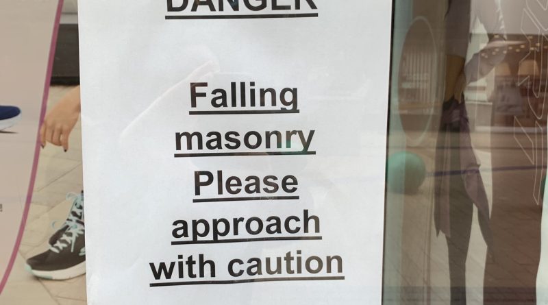 Falling Masonry Broadmead Bristol