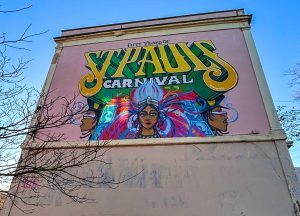 Fifty Years of St Pauls Carnival Bristol Mural