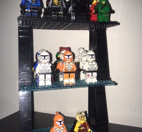 Lego Minifigure Desk Display