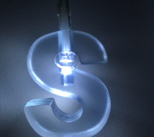 Alphabet letter lights