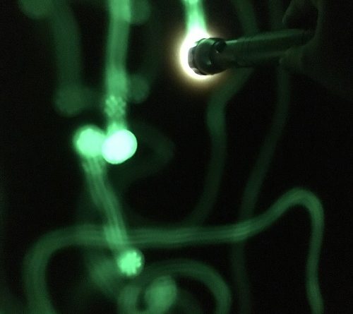 light graffiti light art sensory room