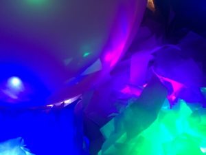 Sensory light up balloons activity