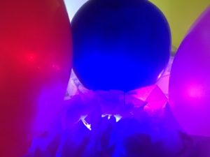 Sensory light up balloons activity