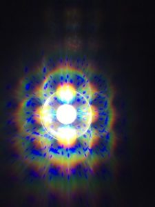 diffraction glasses or rainbow glasses