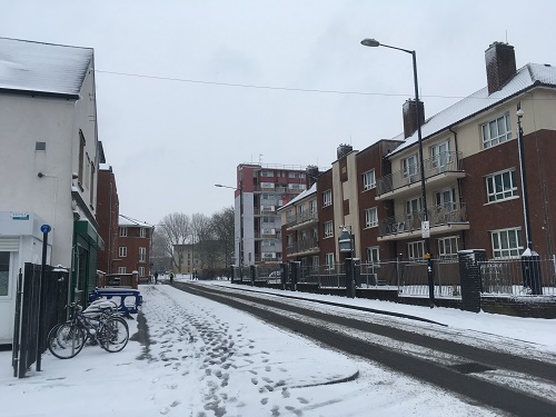 Snow Bristol Photograph images March 2018