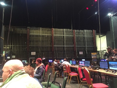 Bristol Hippodrome Stage Gaming Event Fly ropes