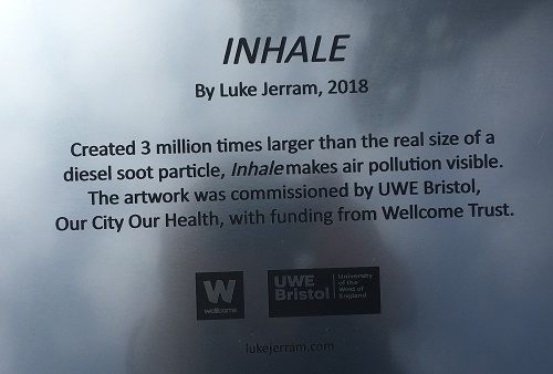 Inhale Luke Jerram Bristol