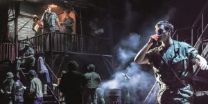 MISS SAIGON. Ashley Gilmour 'Chris' and Company. Photo Johan Persson