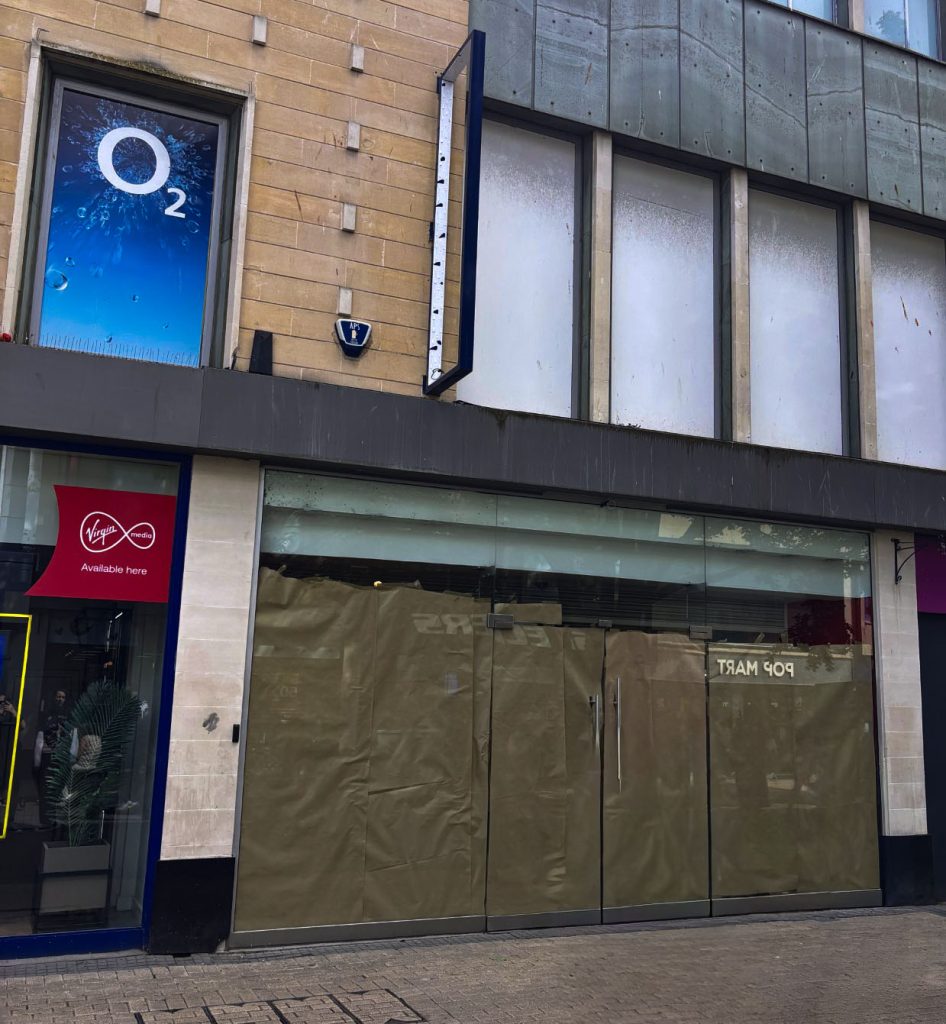 Menkind Bristol closed down