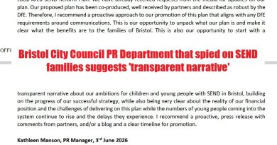 PR comments Bristol City Council SEND Reform Kathleen Manson