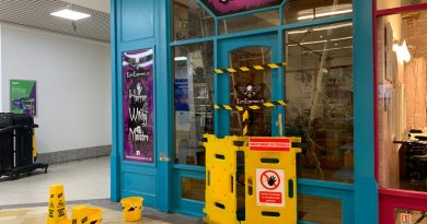 The Galleries flooding Eerie Emporium