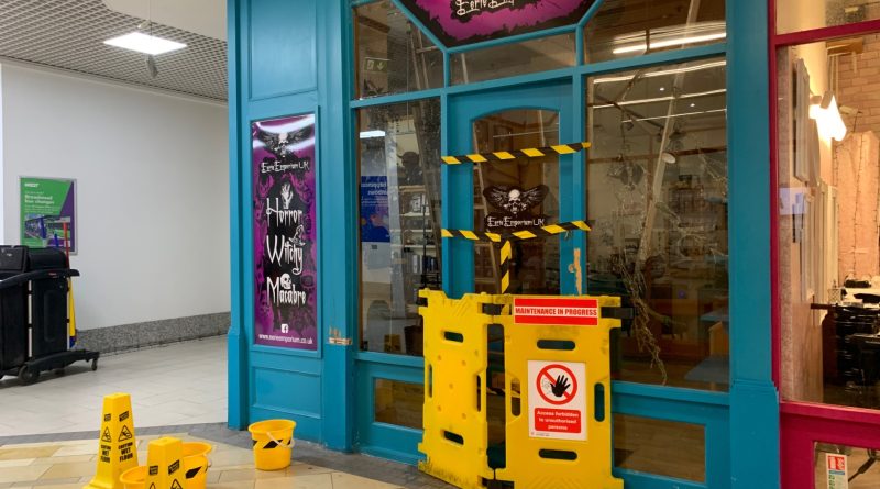 The Galleries flooding Eerie Emporium