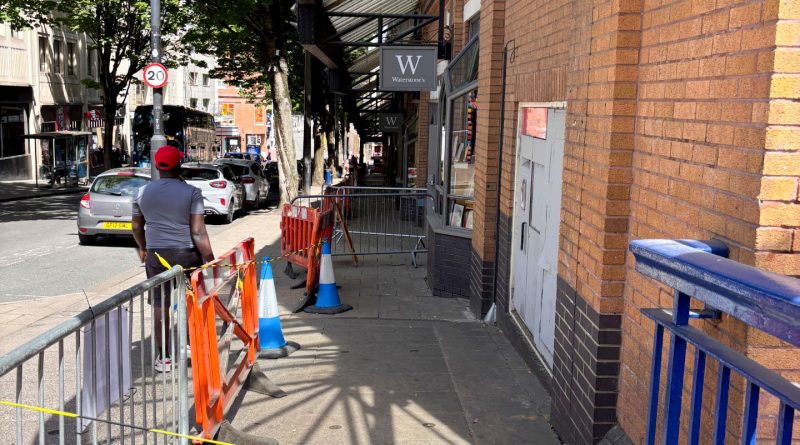 The Galleries in Bristol Falling Down
