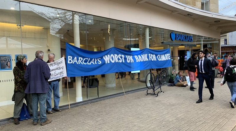 Extinction Rebellion Protest Barclays Bristol