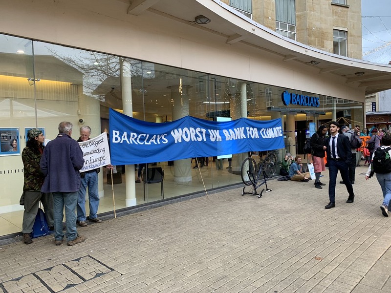 Extinction Rebellion Protest Barclays Bristol