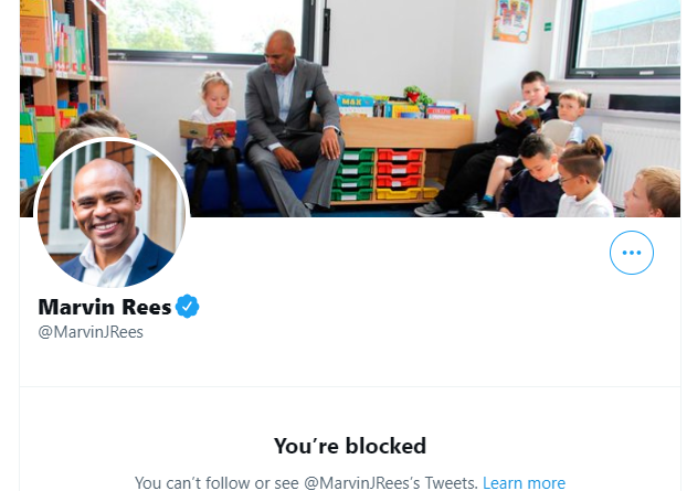 Marvin Rees Blocked
