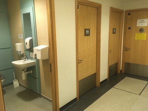 gender neutral toilets BRI Bristol